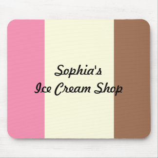 Neapolitan Ice Cream Mouse Pad