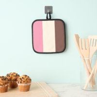 Neapolitan Ice Cream Vertical Stripe Pattern