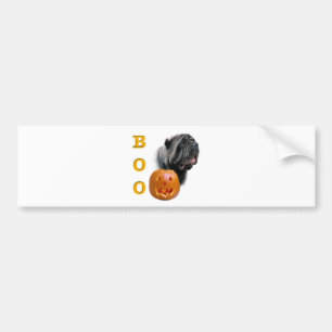 Neapolitan Mastiff Halloween Boo Bumper Sticker