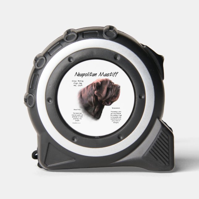 Neapolitan Mastiff (mahogany) History Design 1 (Front)