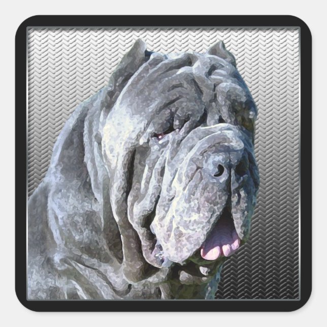 Neapolitan Mastiff Sticker (Front)