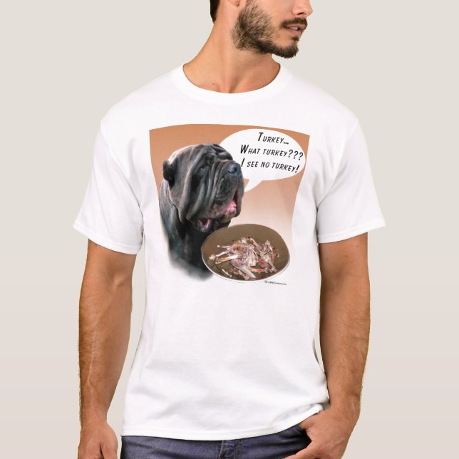Neapolitan Mastiff Turkey T-Shirt (Front)
