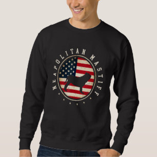Neapolitan Mastiff Usa Flag 4th July Dog Mum Dad Sweatshirt