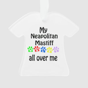 Neapolitan Mastiff Walks Design Ornament