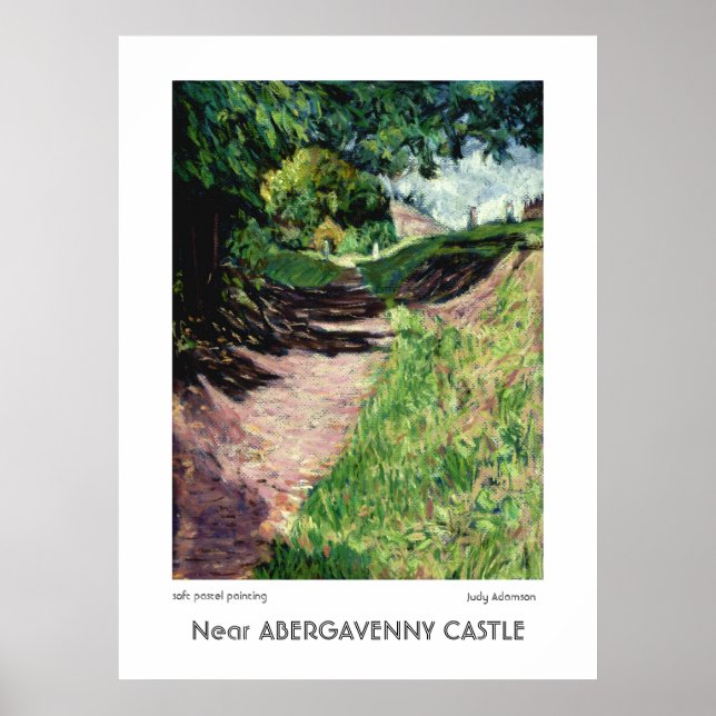 Near Abergavenny Castle Print or Poster (Front)