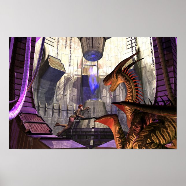 Near Chase End  (18" x 12") Art Print Poster (Front)