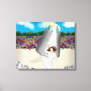 Near Death Experience Art Life After Death Canvas Print