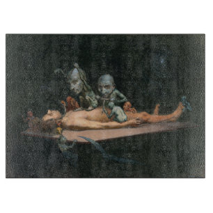 Near Death Experience Seeing Evil Demonic Spirits Cutting Board