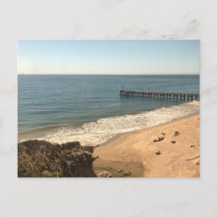 Near Goleta Coastline Beach Overlook Postcard