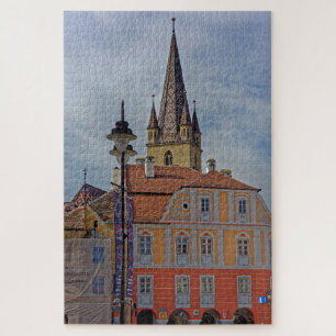 Near Liars bridge Sibiu Romania Jigsaw Puzzle
