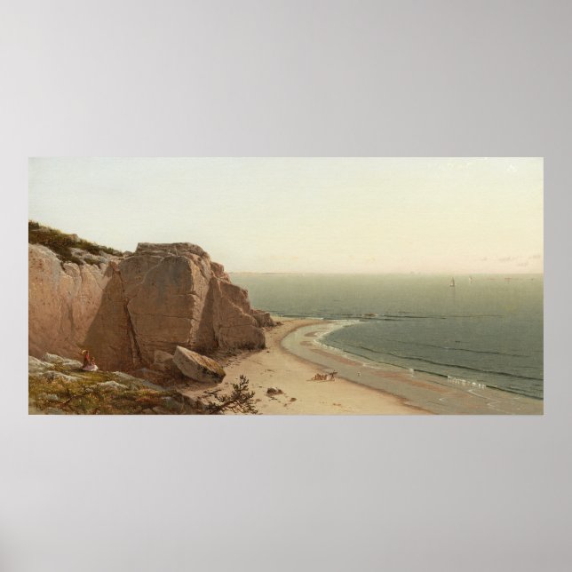 Near Manchester - Alfred T. Bricher Art Poster (Front)