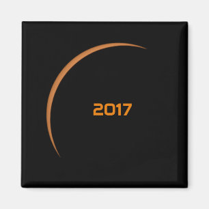 Near Maximum 2017 Partial Solar Eclipse Magnet