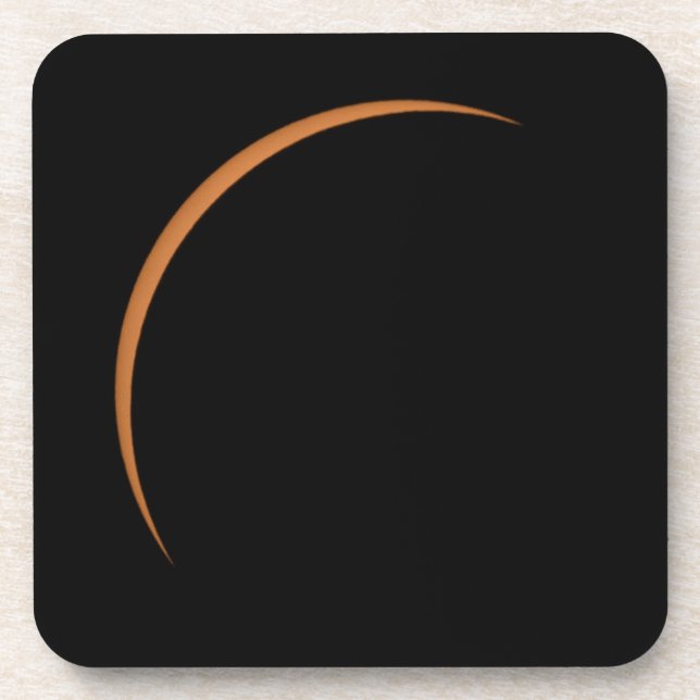 Near Maximum Partial Solar Eclipse Coaster (Front)