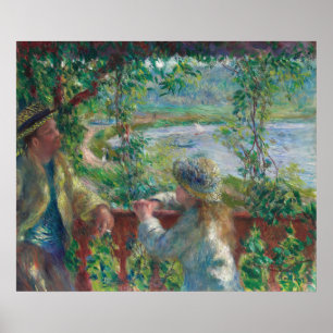 Near the Lake (1879) Pierre-Auguste Renoir  Poster