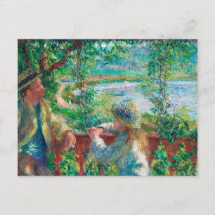 Near the Lake by Pierre-Auguste Renoir Postcard