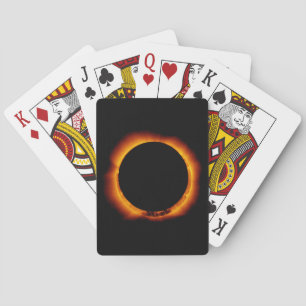 Near Total Solar Eclipse Playing Cards