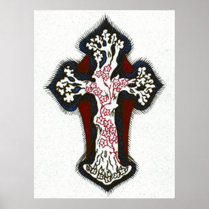 Nearer my God to Thee Cross Poster