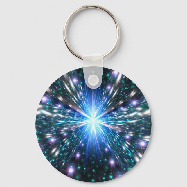 Nearing the Speed of Light Key Ring (Front)