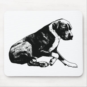 Neat line steadiness mouse pad