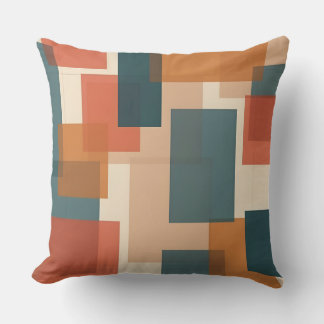 Neat square pattern pillow cushion
