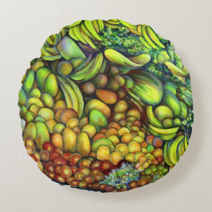 Neat, Sweet and in the Side Pocket, Mexico Round Cushion