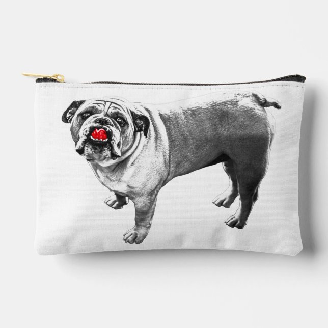 Neat Zips, Red Whisper Accessory Pouch (Front)