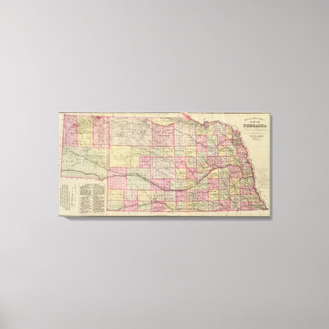 Nebraska 3 canvas print (Front)