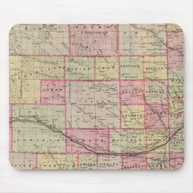 Nebraska 3 mouse pad (Front)