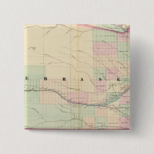 Nebraska 6 15 cm square badge