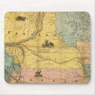 Nebraska and Kansas 2 Mouse Pad