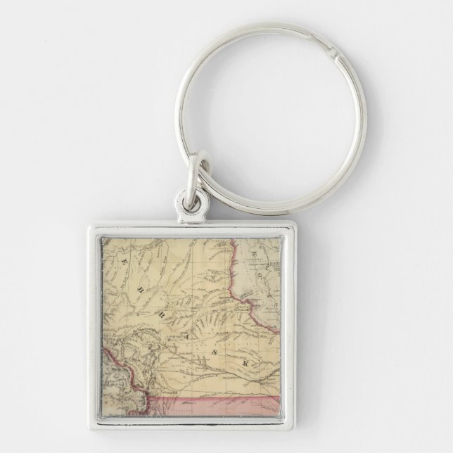 Nebraska and Kansas 3 Key Ring (Front)