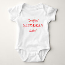 Nebraska Baby Outfit Onsie