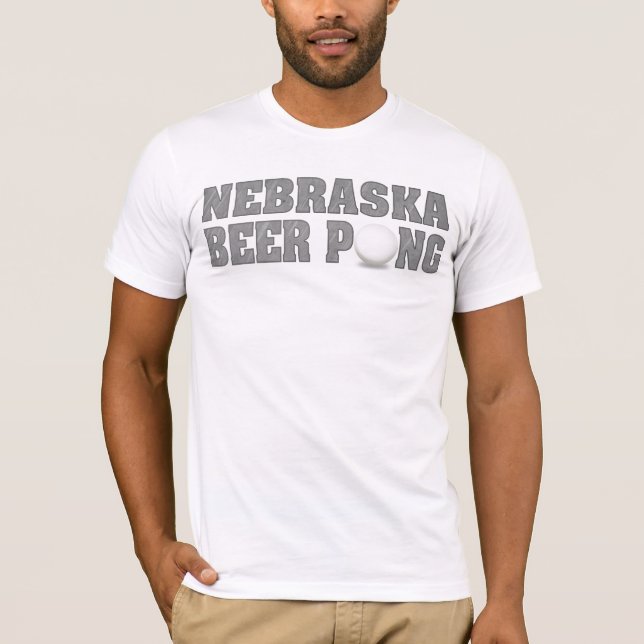 Nebraska Beer Pong T-Shirts (Front)