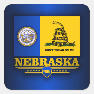 Nebraska (DTOM) Square Sticker