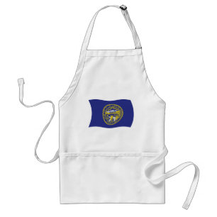 Nebraska Flag Apron