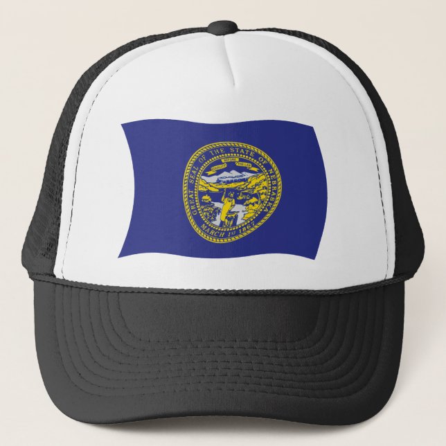 Nebraska Flag Hat (Front)