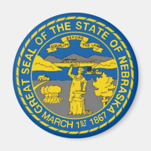 Nebraska Flag Magnet