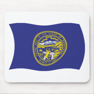 Nebraska Flag Mousepad