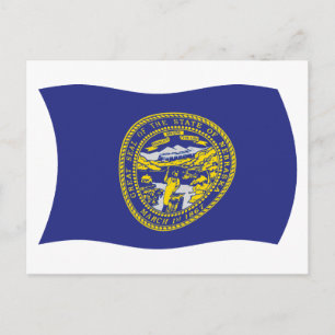 Nebraska Flag Postcard