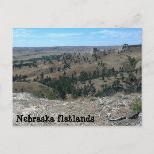 Nebraska flatlands (made ya look) postcard