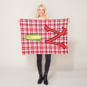 Nebraska Fleece Blanket, Baby Blanket