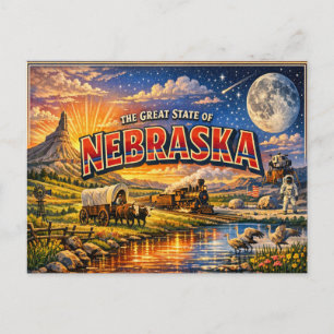 Nebraska Greetings Postcard