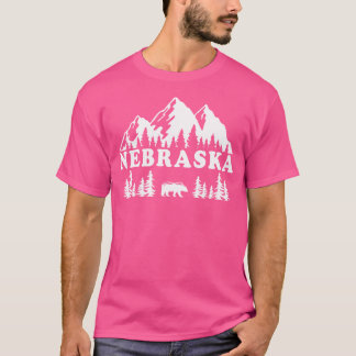 Nebraska Hiking Mountains T-Shirt