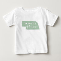 Nebraska Home Grown | Editable Colours State Map
