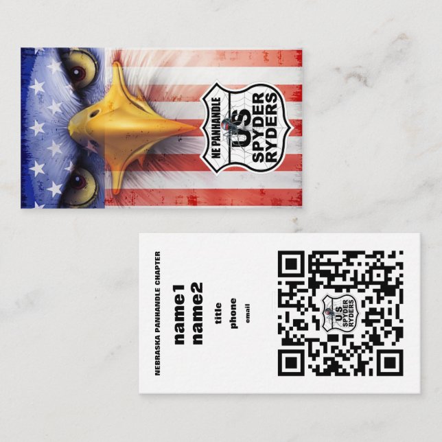 Nebraska Panhandle Chapter - Business Cards (Front/Back)
