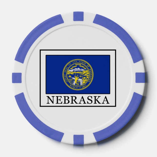 Nebraska Poker Chips (Front)