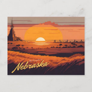 Nebraska  postcard