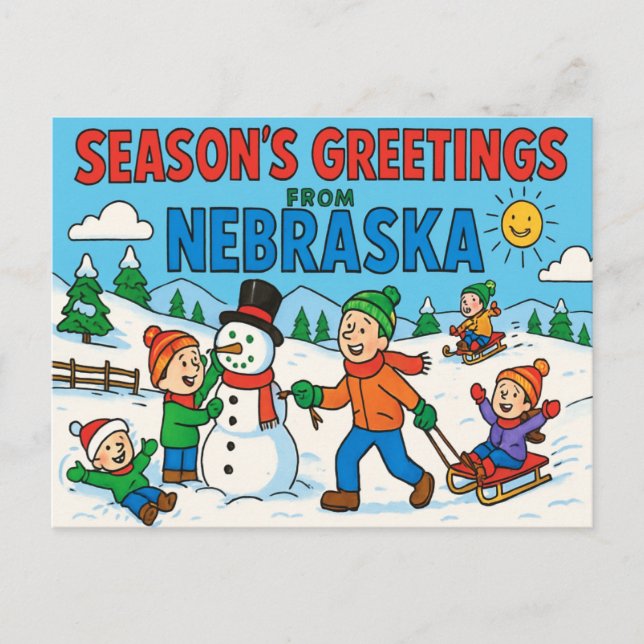 NEBRASKA Postcard (Front)
