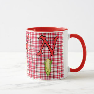 Nebraska Red 15 oz Ringer Mug