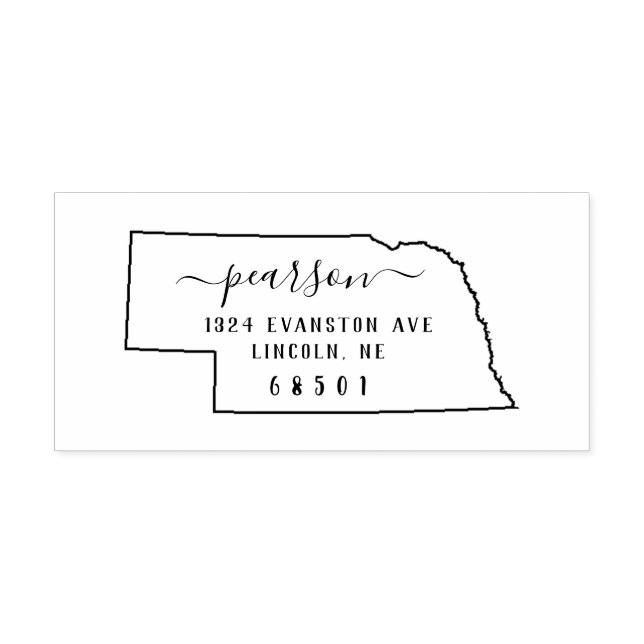 Nebraska Return Address Stamp Self-Inking (Design)